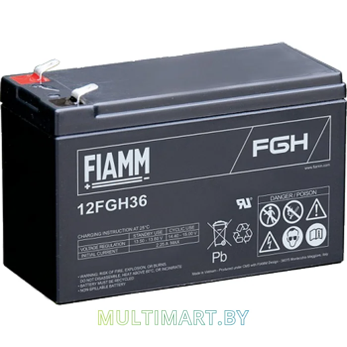 Аккумулятор для ИБП FIAMM 12FGH36 (12В/9 А·ч)